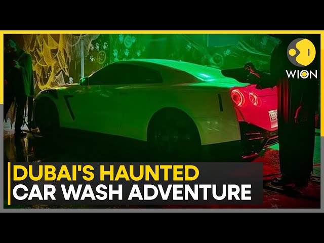 ⁣Dubai's Haunted Car Wash Adventure: A Spooky Experience That Combines Thrills and Mystique