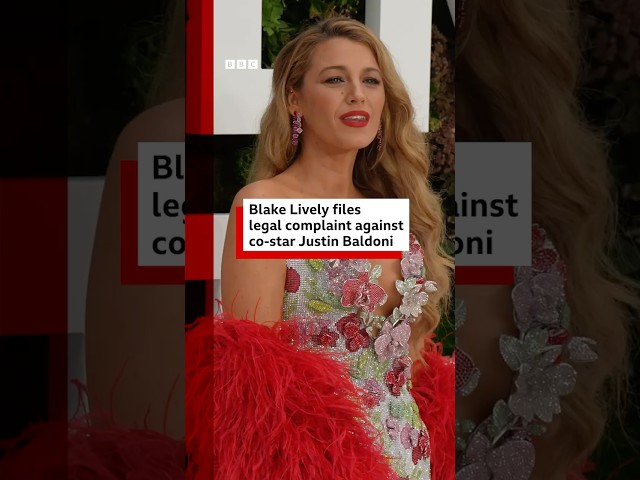 ⁣Blake Lively files legal complaint against Justin Baldoni. #BlakeLively #ItEndsWithUs #BBCNews