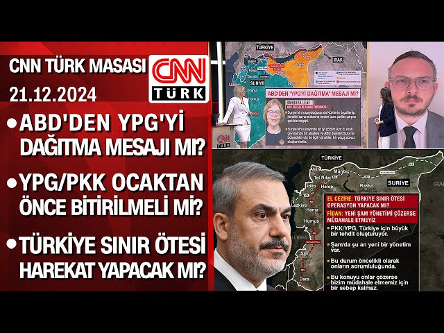 ⁣ABD'den YPG'yi dağıtma mesajı mı? Türkiye sınır ötesi harekat yapacak mı? - CNNTÜRKMasası 