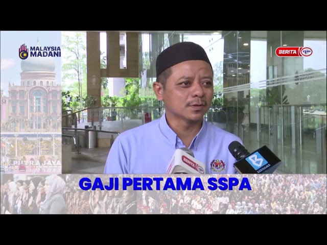 ⁣22 DIS 2024 BERITA PERDANA – KAPSUL GAJI PERTAMA SSPA