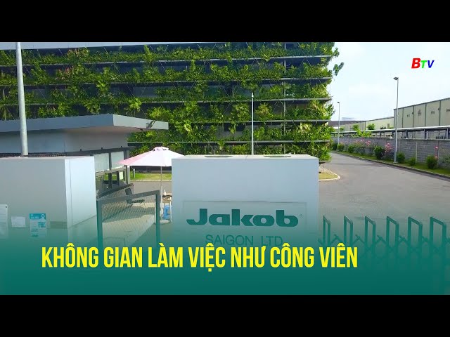 ⁣Không gian làm việc như công viên