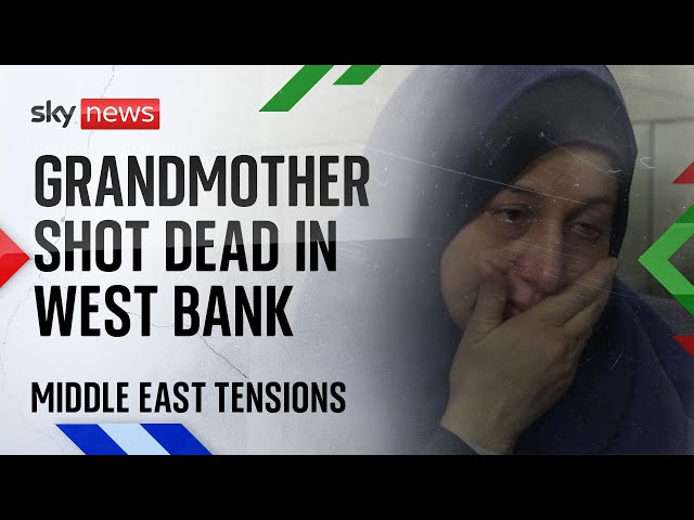 ⁣Grandmother shot dead by IDF during raid as West Bank attacks worsen