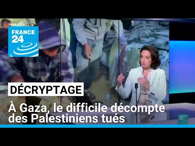 ⁣Bombardements incessants à Gaza : le difficile décompte des Palestiniens tués • FRANCE 24