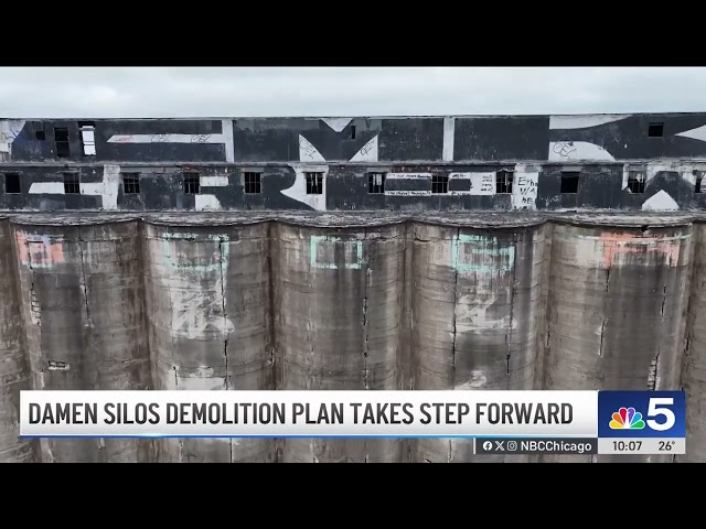 ⁣Damen Silos owner Michael Tadin Jr. moves step closer toward demolition