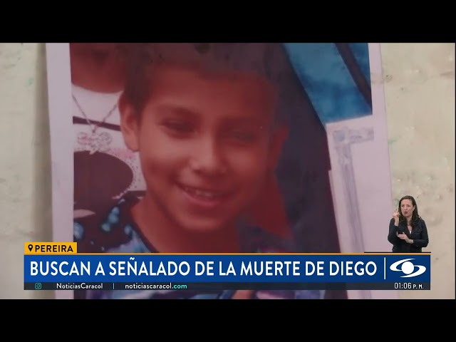 ⁣Videos son clave para dar con el responsable de la muerte de Diego Valencia, de 9 años, en Pereira