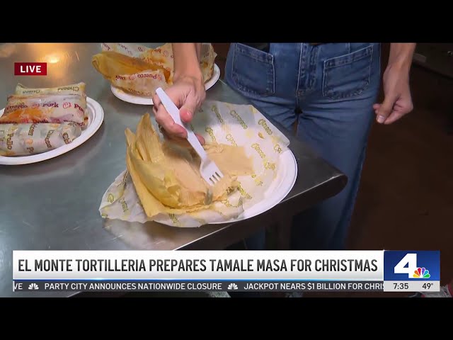 ⁣El Monte tortilleria preps for tamale season