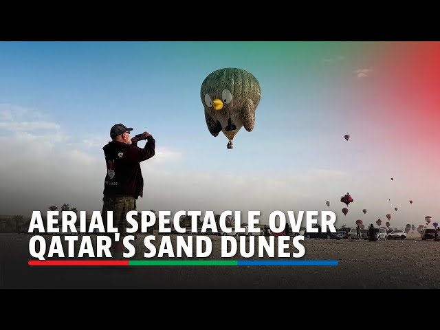 ⁣WATCH: Qatar's fifth annual hot air balloon festival | ABS-CBN News