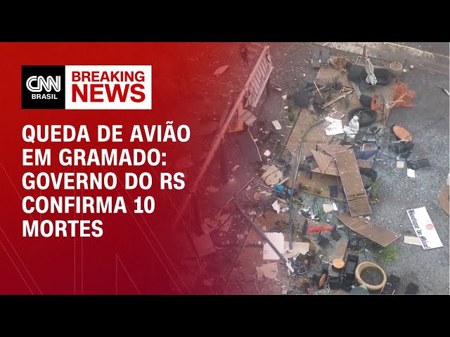 ⁣Queda de avião em Gramado: Governo do RS confirma 10 mortes | DOMINGOL