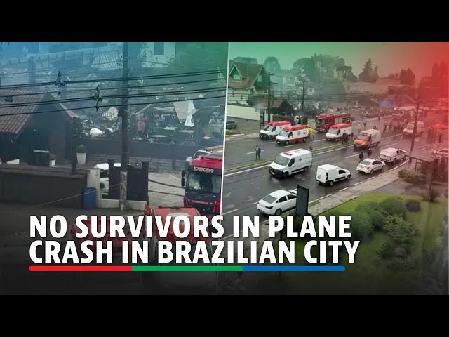 ⁣Aftermath of deadly small plane crash in Brazilian tourist city | ABS-CBN News