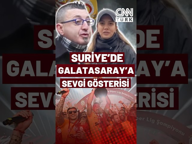 ⁣Suriye’den Galatasaray’a Büyük Sevgi! Sınırları Aşan Destek Mesajı...