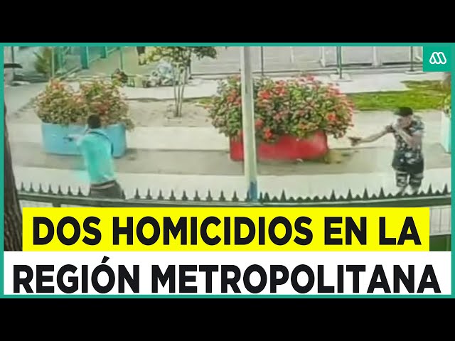 ⁣Crónica policial: Dos homicidios en la zona centro de la región Metropolitana