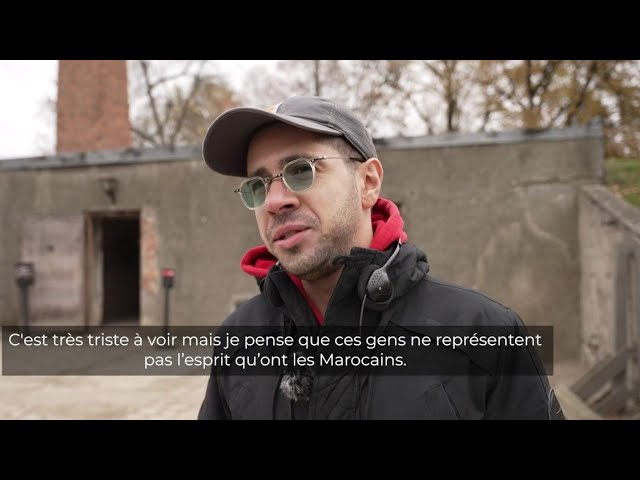 ⁣De jeunes Marocains musulmans militent pour la tolérance à Auschwitz