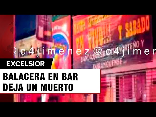 ⁣De la fiesta al luto; balacera en bar de la Zona Rosa deja un muerto y un herido