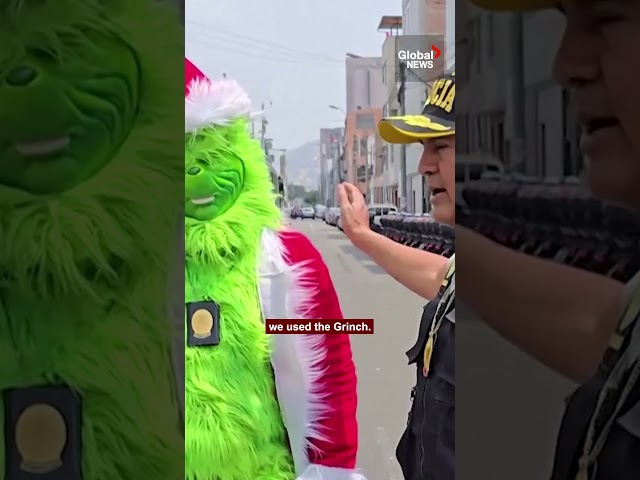 ⁣How the Grinch stole Christmas: Undercover Peruvian officer captures drug-selling gang