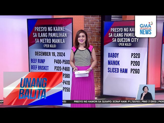 ⁣Presyo ng karne sa ilang pamilihan sa Metro Manila | Unang Balita