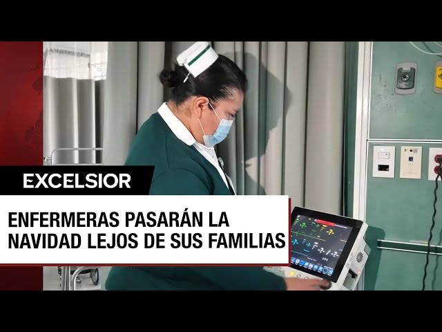 ⁣Enfermera celebrará Nochebuena y Navidad atendiendo pacientes