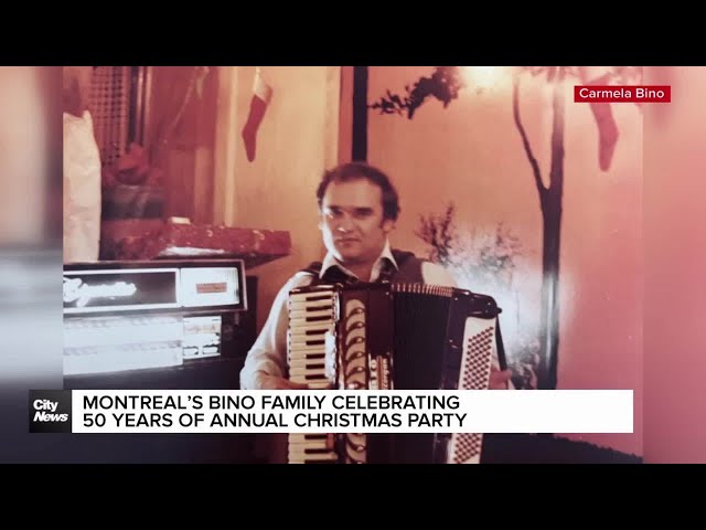 ⁣Montreal's Bino family celebrates 50 years of annual Christmas party