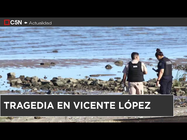 ⁣Un HOMBRE se AHOGÓ en la COSTA de VICENTE LÓPEZ