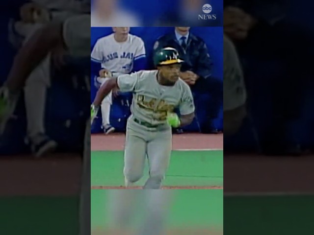 ⁣Hall of Famer Rickey Henderson dies at 65