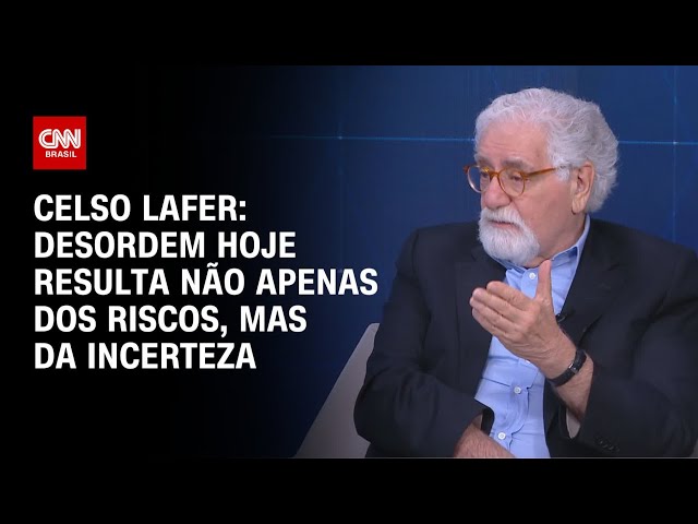 ⁣Celso Lafer: Desordem hoje resulta não apenas dos riscos, mas da incerteza | WW