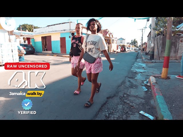 ⁣✓⃝ Walking once NOTORIOUS COMMUNITY Allman Town Kingston Jamaica Full Tour 2025 4K