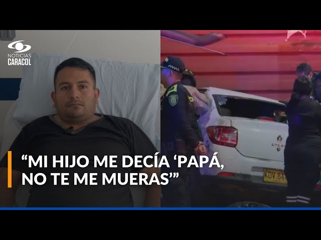 ⁣Milagro de vida: habla víctima de accidente de tractomula en Bogotá | EXCLUSIVO