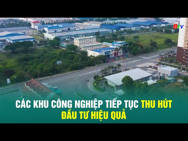 ⁣Các khu công nghiệp tiếp tục thu hút đầu tư hiệu quả