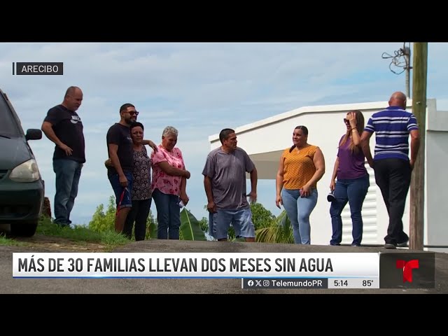 ⁣Familias en comunidad de Arecibo llevan dos meses sin agua