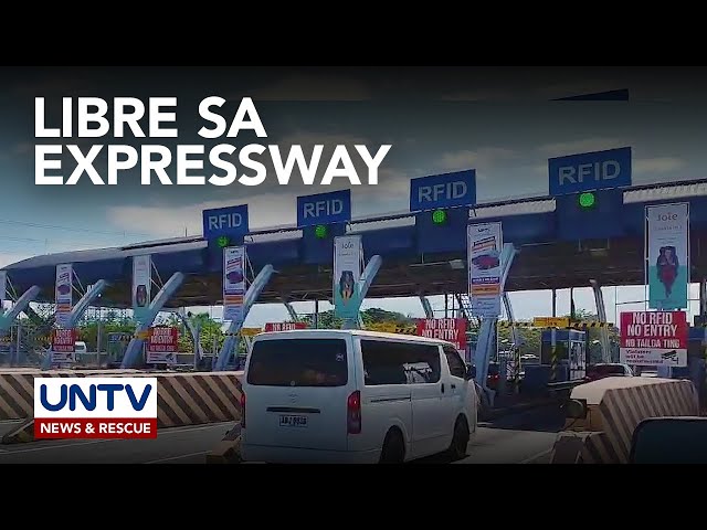 ⁣Mga motorista, libre sa expressway sa December 24 at 31—MPTC