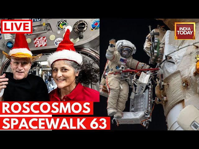 ⁣ISS Live |  Roscosmos Spacewalk 63 | Russia NASA Roscosmos Spacewalk 63 | NASA