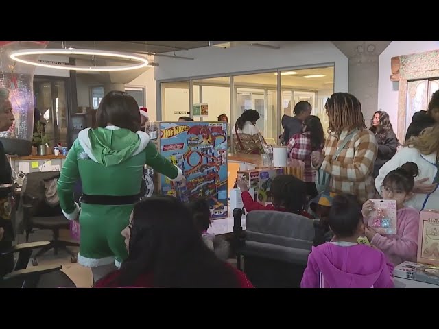 ⁣Curtis Park Toy Giveaway draws hundreds in need of holiday help in the RiNo District