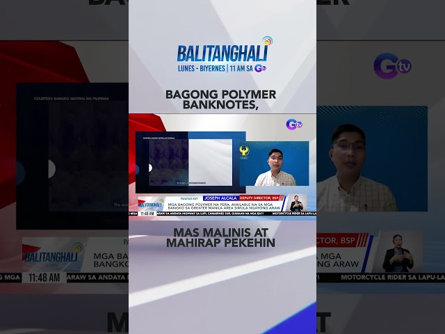 ⁣BSP: Polymer banknotes, mas malinis at mahirap pekehin kaysa sa perang papel #shorts | Balitanghali