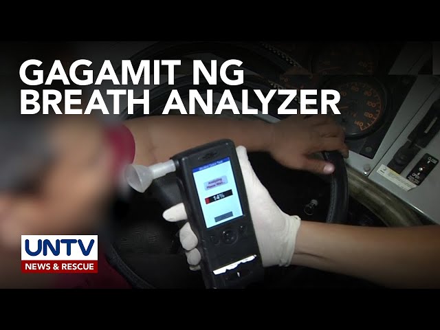 ⁣Paggamit ng breath analyzers ng toll operators & local traffic enforcers, isinusulong