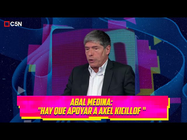 ⁣Abal Medina: "Hay que apoyar a Axel Kicillof y a cada intendente que está gobernando"