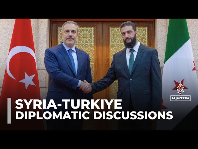 ⁣Turkiye FM meets Syria’s new leader, calls for lifting of global sanctions