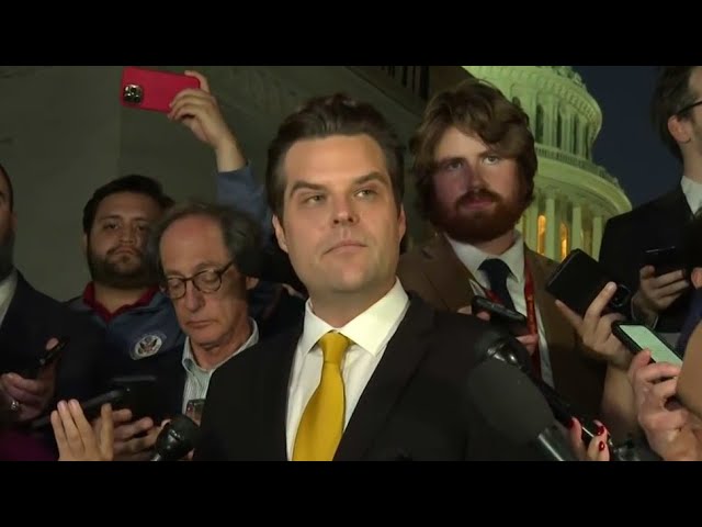 ⁣Gaetz ethics report expected to be released Monday