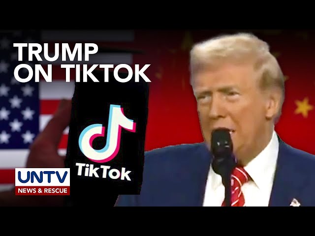 ⁣TikTok, posibleng panatilihin sa Estados Unidos—Trump