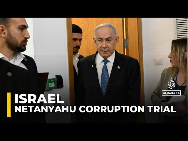 ⁣Netanyahu corruption trial: Israeli PM enters court for fifth day