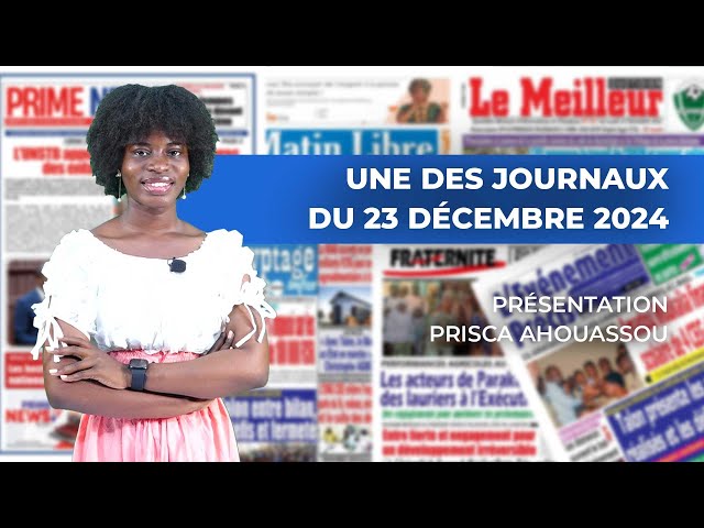 ⁣UNE DES JOURNAUX DU 23 DÉCEMBRE 2024