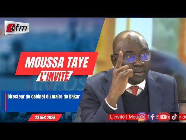 ⁣l´invite de l´infos matin | Moussa TAYE, Directeur de cabinet du maire de Dakar -23 décembre 2024