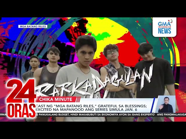 ⁣Cast ng "Mga Batang Riles," grateful sa blessings; excited na mapanood ang series... | 24 