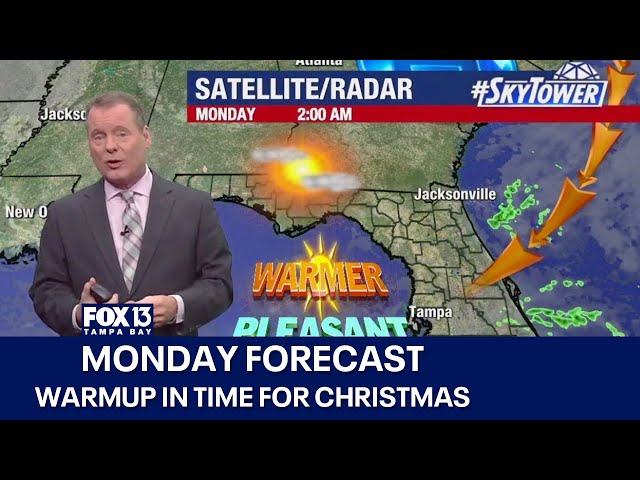 ⁣Tampa weather | Warmup in time for Christmas