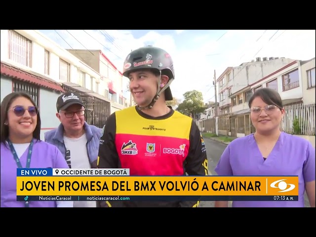 ⁣Carrera por la vida: Daniel Coccaro sufrió accidente en competencia de BMX que afectó su movilidad