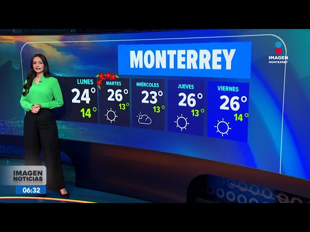 ⁣Pronóstico del tiempo para MTY 23 de diciembre de 2024 | Noticias MTY primera emisión