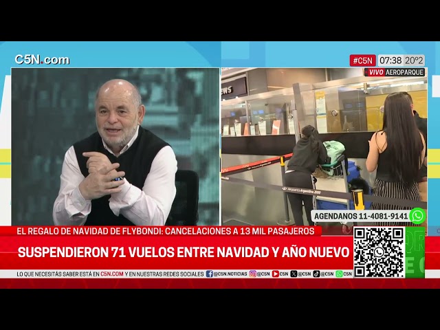 ⁣FLYBONDI y el MISTERIO de VIAJAR en las FIESTAS: CANCELARON 71 VUELOS entre NAVIDAD y AÑO NUEVO