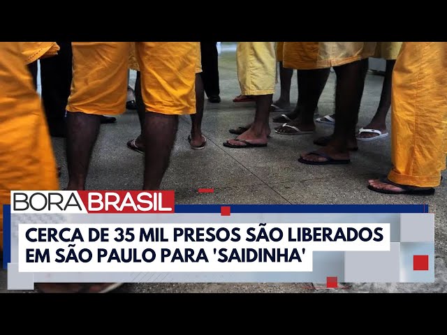 ⁣Cerca de 35 mil presos são liberados em SP para 'saidinha' de Natal e Ano Novo | Bora Bras