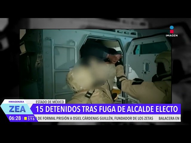 ⁣Detienen a 15 personas por la fuga del presidente municipal de Santo Tomás de los Plátanos