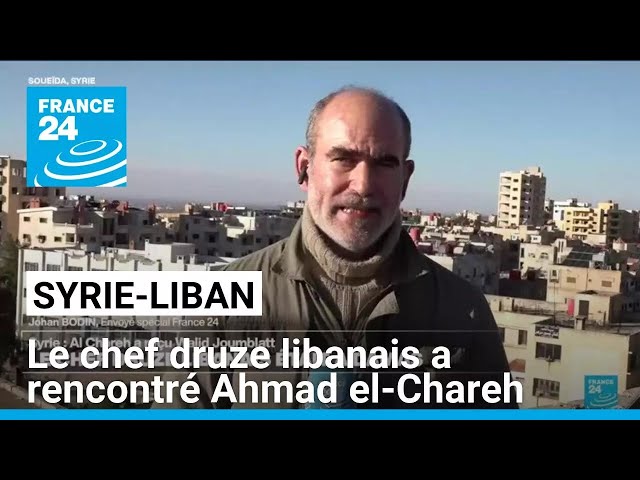 ⁣Syrie : le chef druze libanais Walid Joumblatt a rencontré Ahmad el-Chareh • FRANCE 24