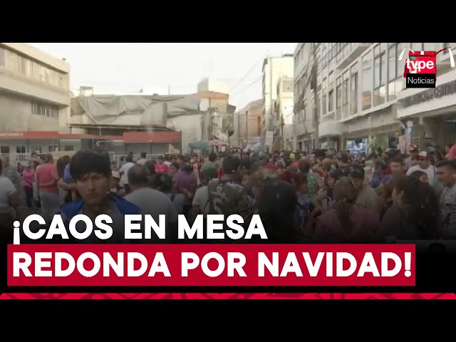 ⁣¡Desbordado por Navidad! Mesa Redonda colapsa en plena temporada de compras