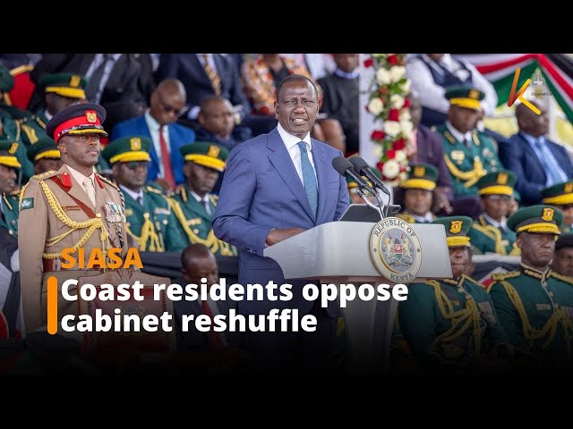 ⁣Section of Coast residents express dissatisfaction with Ruto’s Cabinet reshuffle